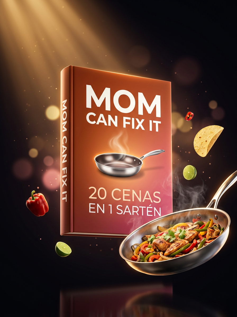 Cero Trastes: 20 Cenas en 1 Sartén (Método Mom Can Fix It)